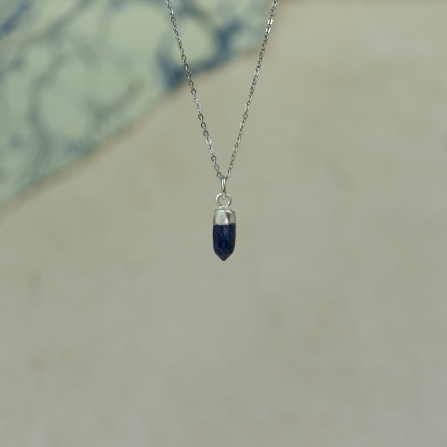 Lapis Lazuli Spike Pendant