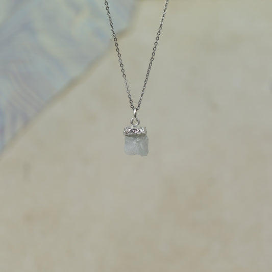 Raw Moonstone Pendant
