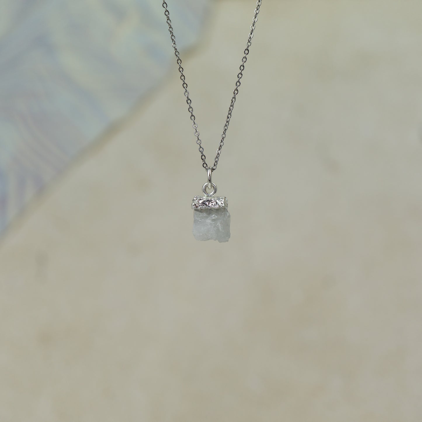 Raw Moonstone Pendant