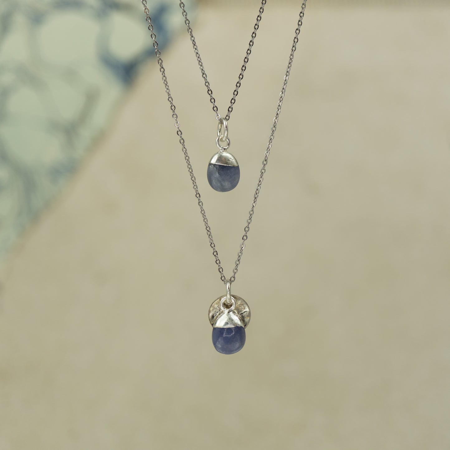 Tumbled Tanzanite Pendant