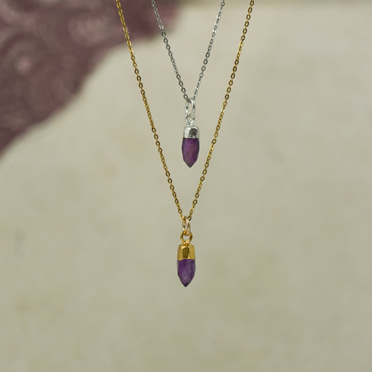 Amethyst Spike Pendant