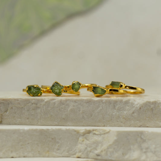 Peridot Stacking Ring