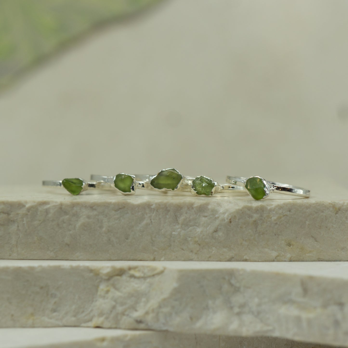 Peridot Stacking Ring