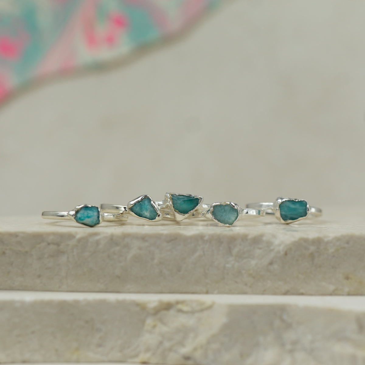 Amazonite Stacking Ring