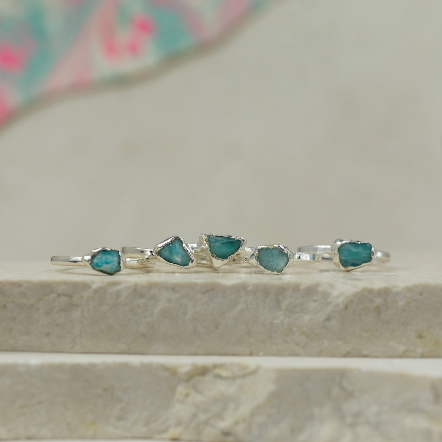 Amazonite Stacking Ring