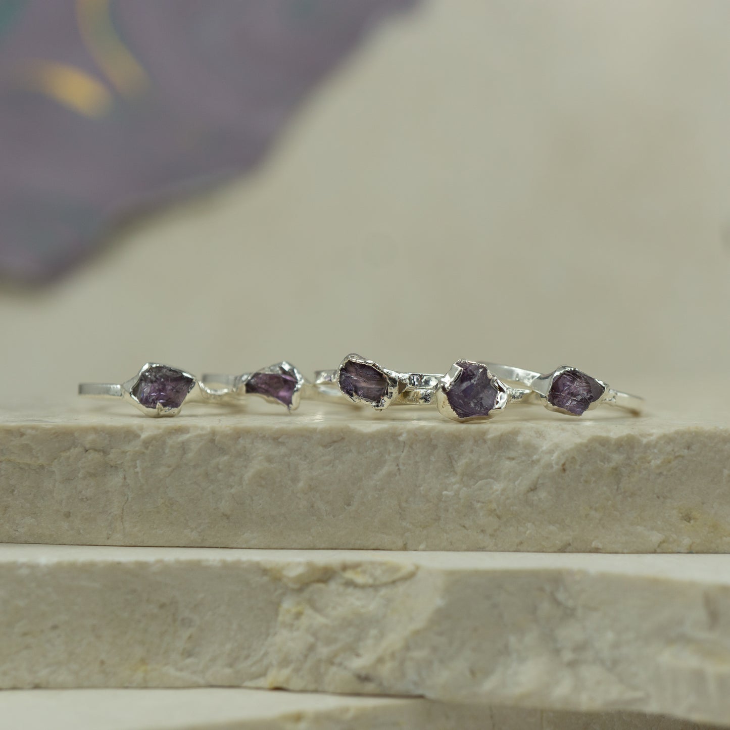 Amethyst Stacking Ring