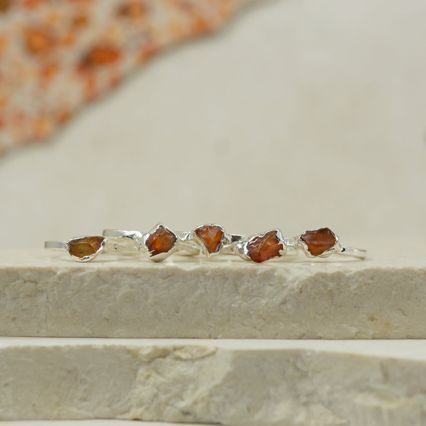 Carnelian Stacking Rings