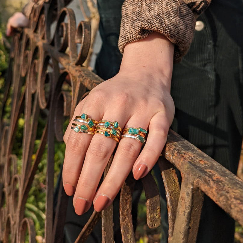 Amazonite Stacking Ring