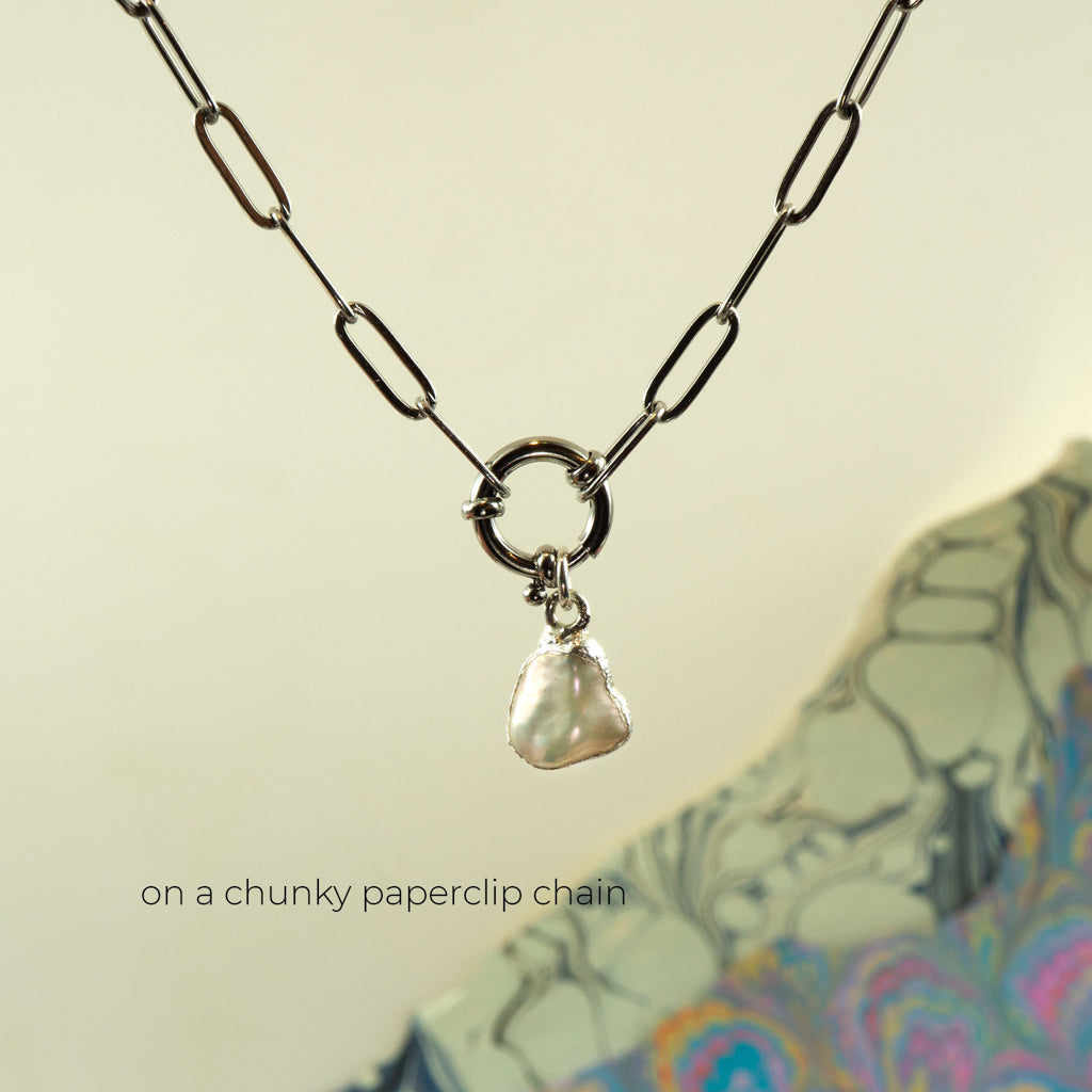 Keshi Pearl Pendant
