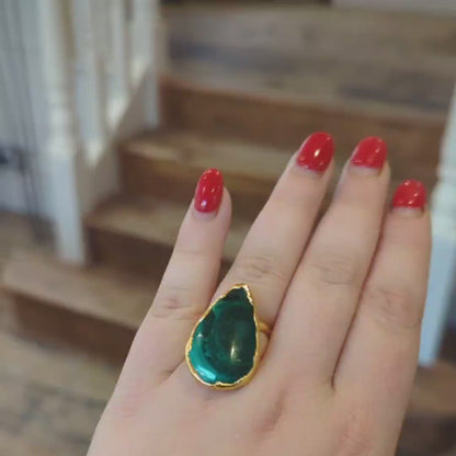 Malachite Ring