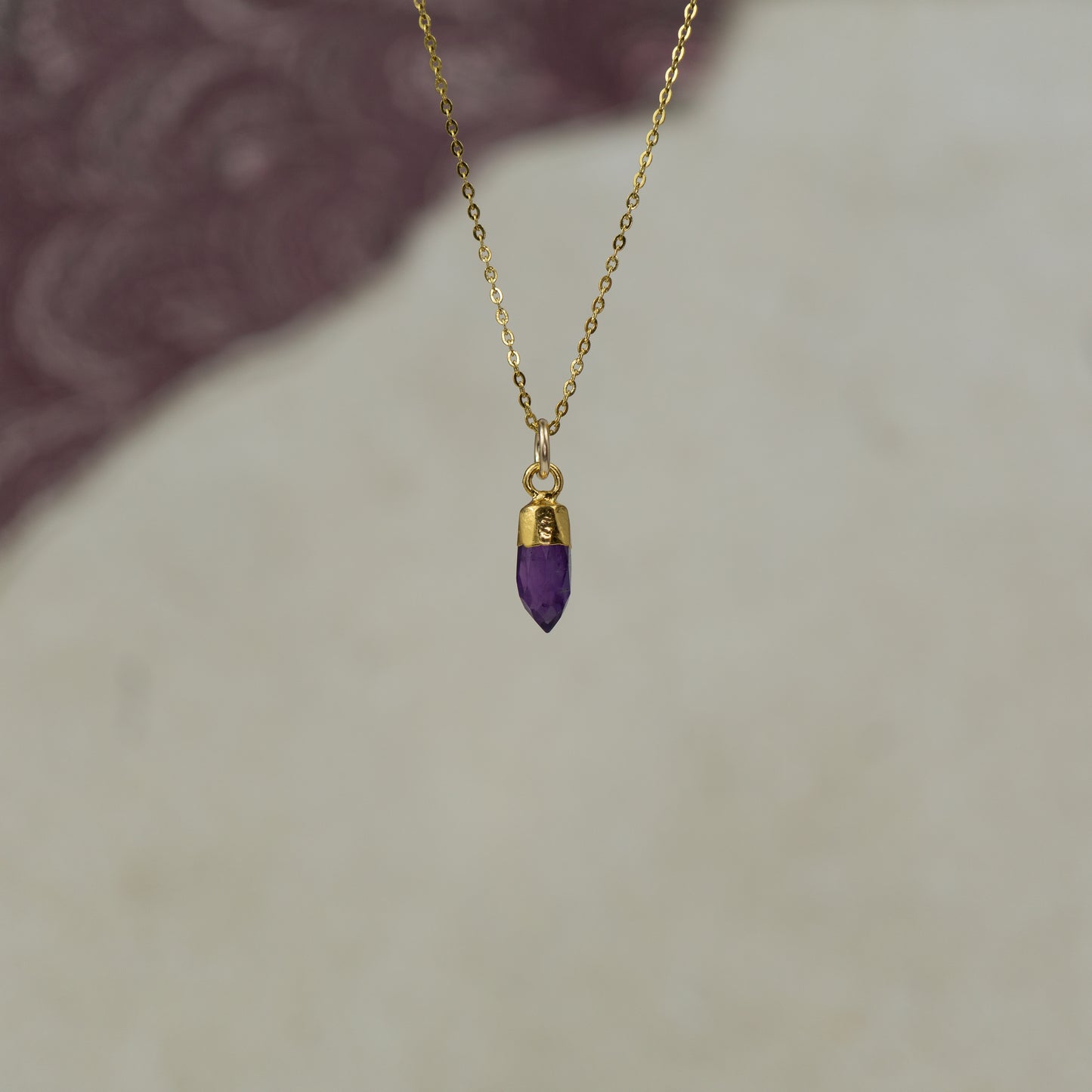 Amethyst Spike Pendant