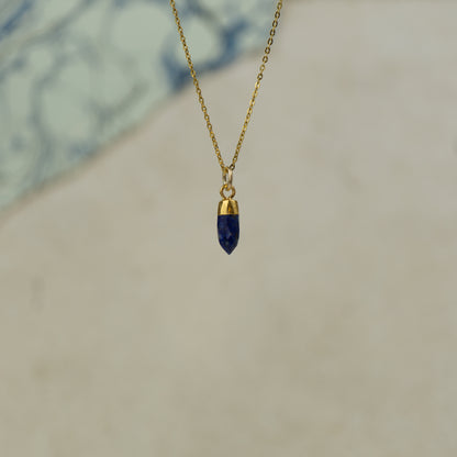 Lapis Lazuli Spike Pendant