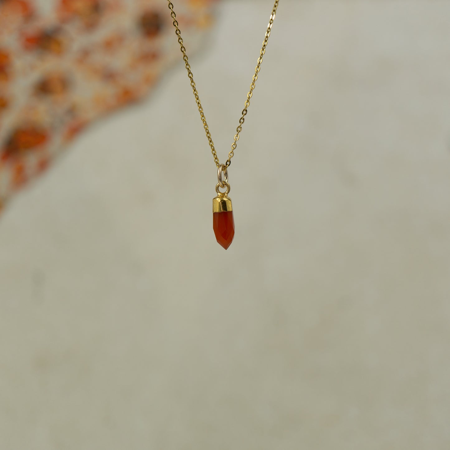Carnelian Spike Pendant