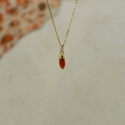 Carnelian Spike Pendant