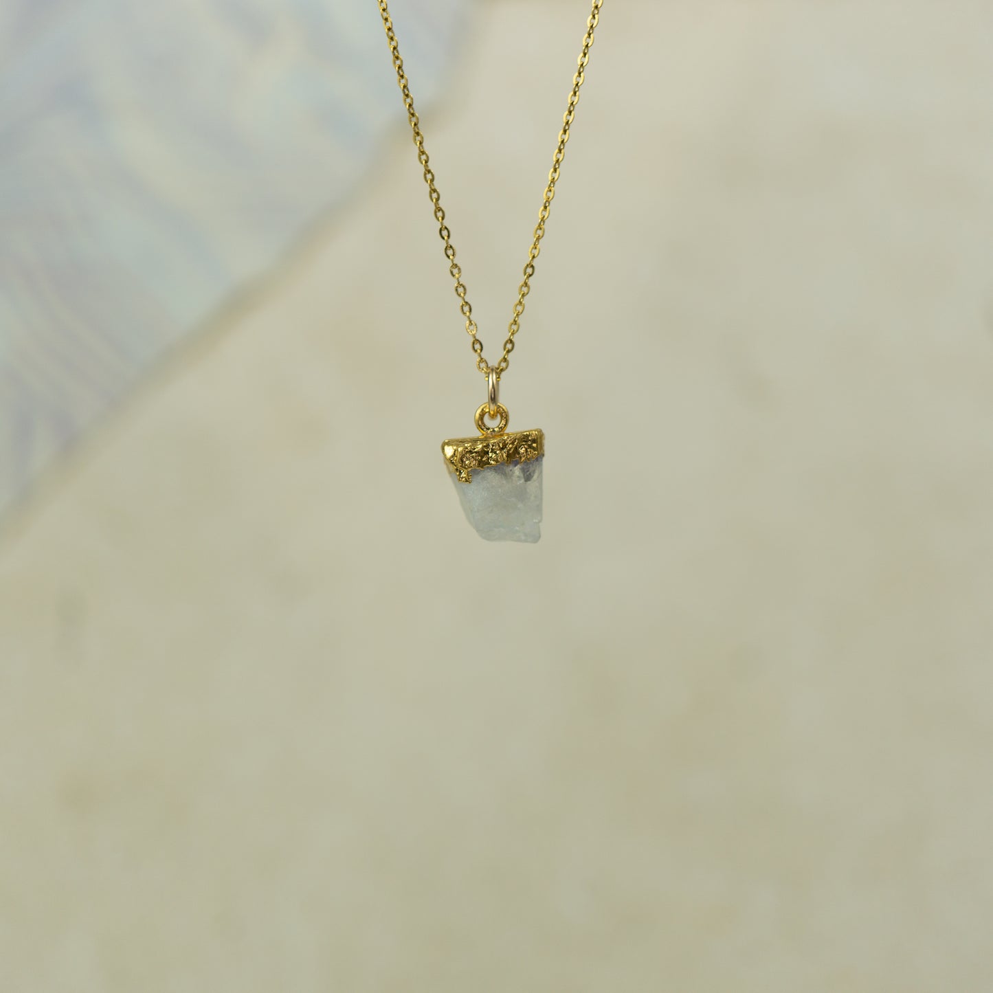 Raw Moonstone Pendant