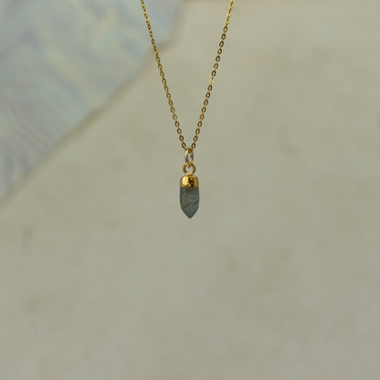 Labradorite Spike Pendant
