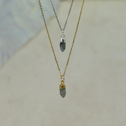 Labradorite Spike Pendant