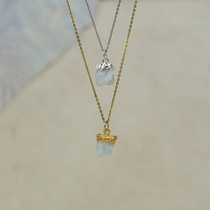 Raw Moonstone Pendant