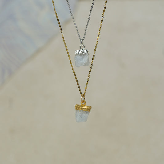 Raw Moonstone Pendant