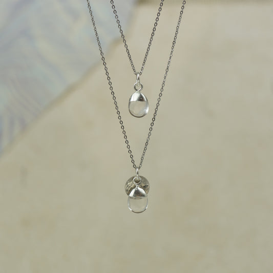 Tumbled Crystal Quartz Pendant