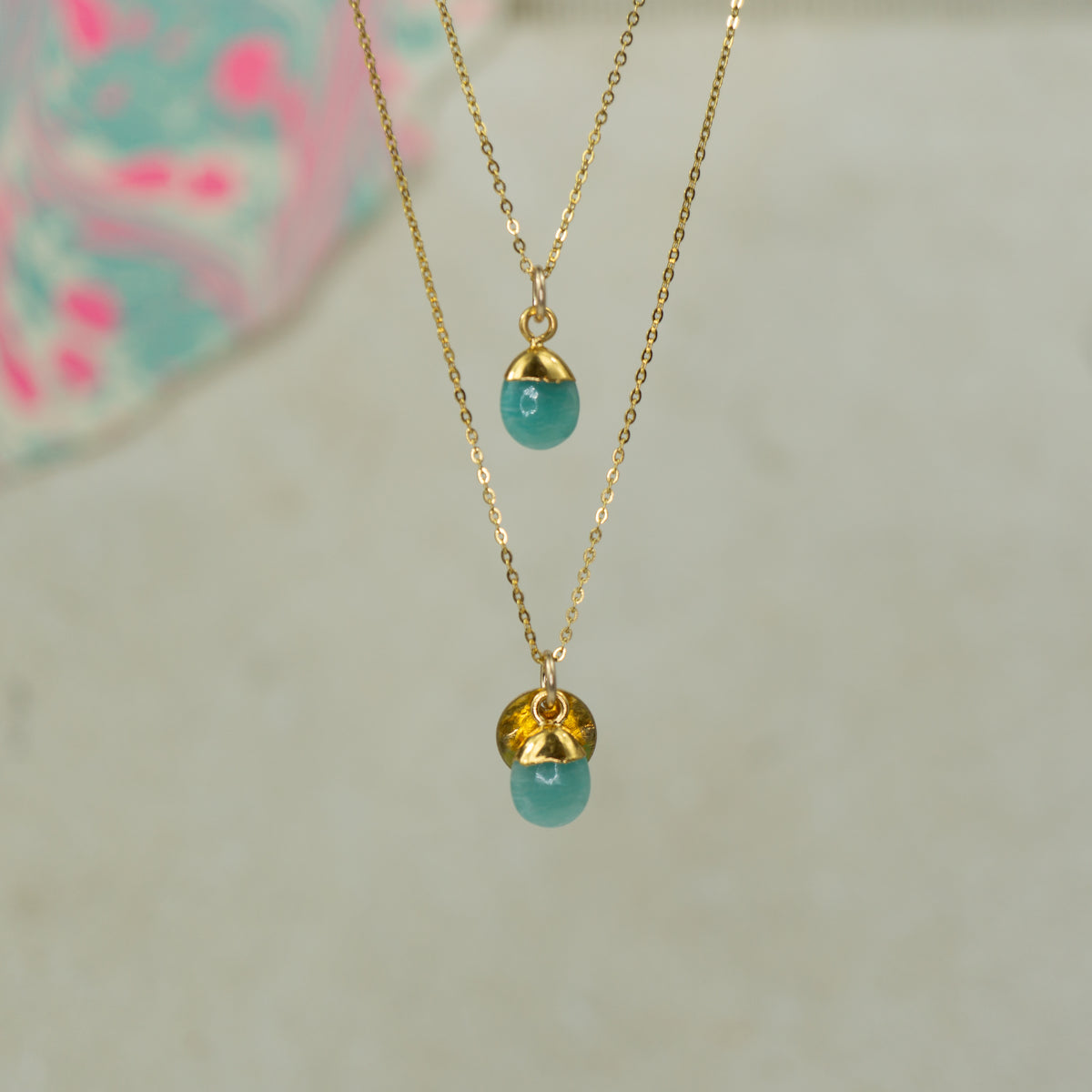 Tumbled Amazonite Pendant