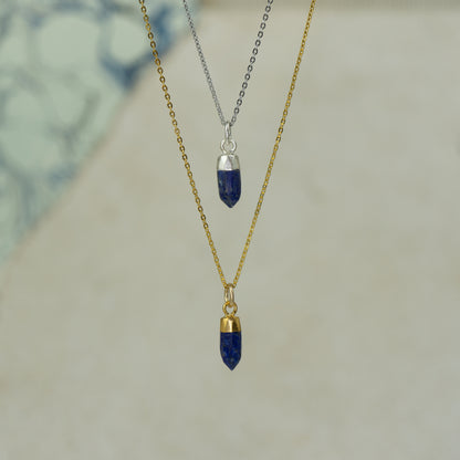 Lapis Lazuli Spike Pendant