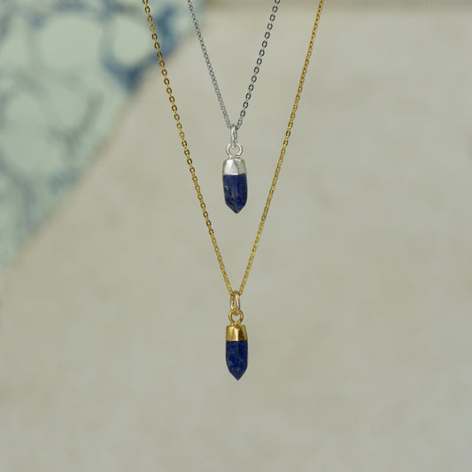 Lapis Lazuli Spike Pendant