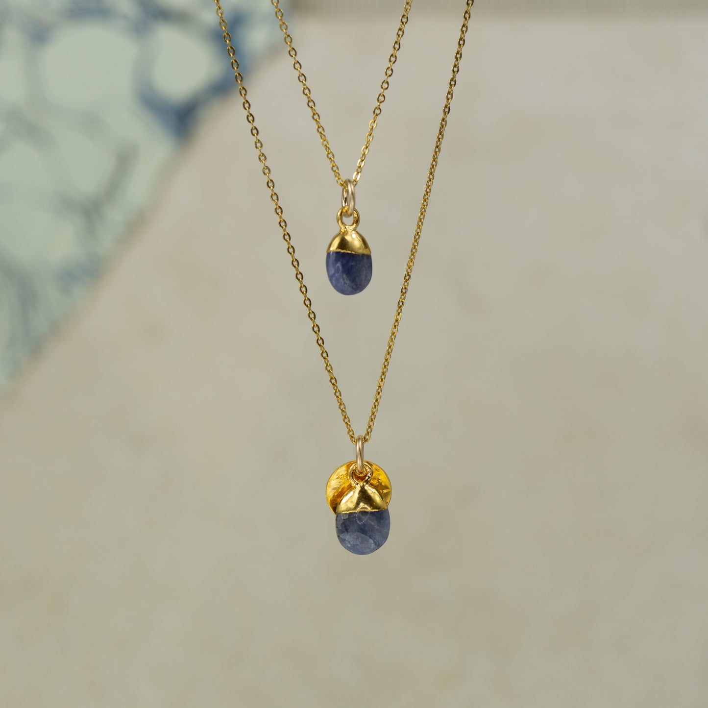 Tumbled Tanzanite Pendant