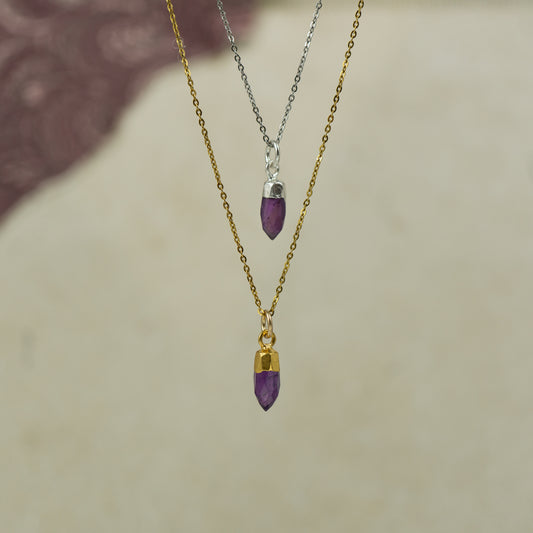 Amethyst Spike Pendant