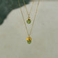 Tumbled Peridot Pendant