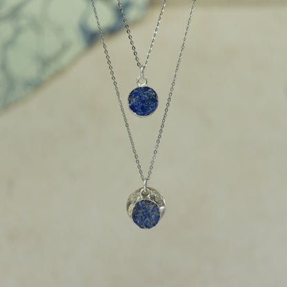 Round Lapis Lazuli Pendant
