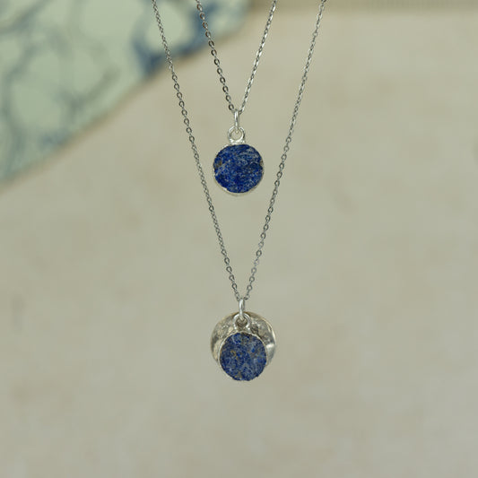 Round Lapis Lazuli Pendant