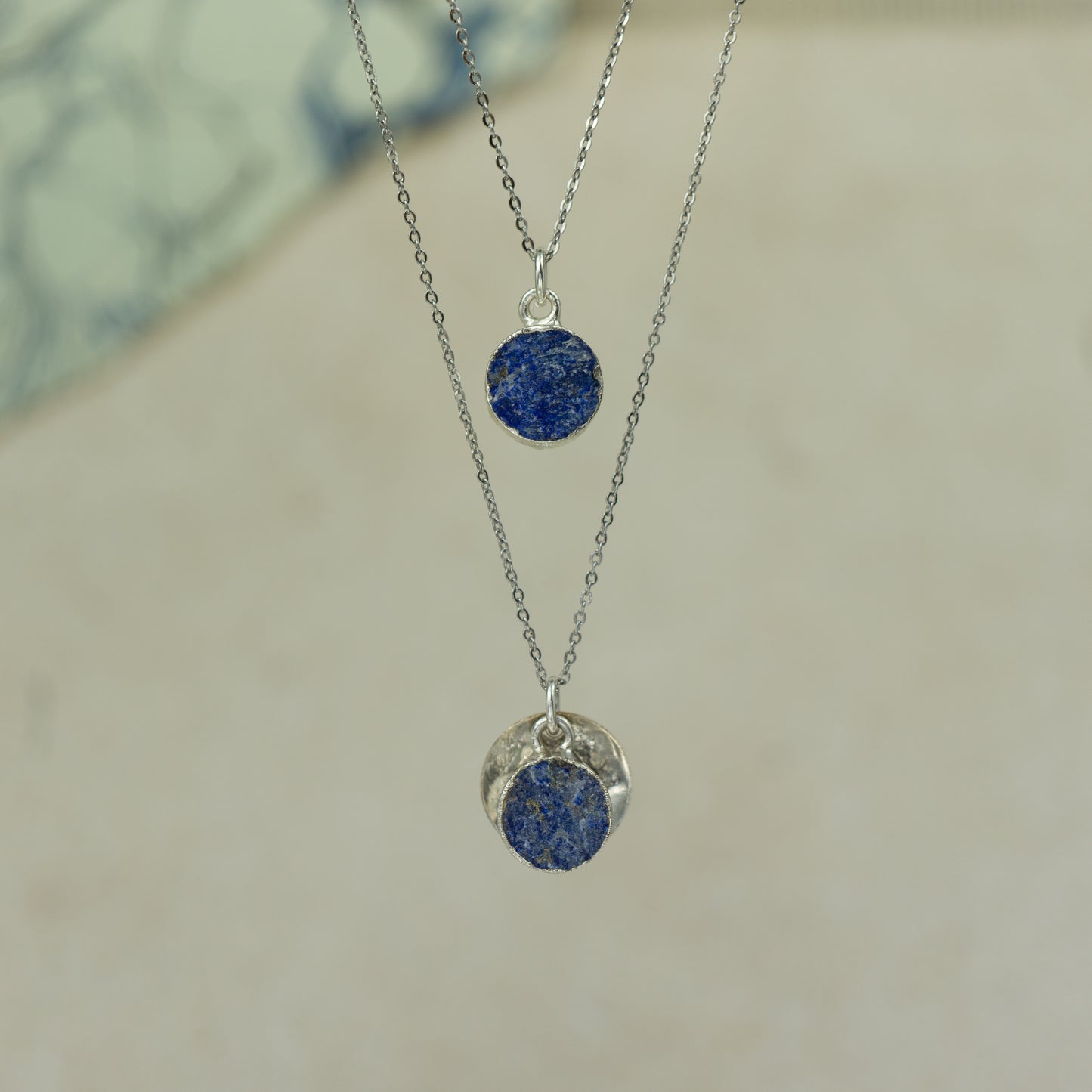 Round Lapis Lazuli Pendant