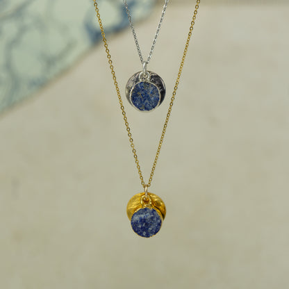 Round Lapis Lazuli Pendant