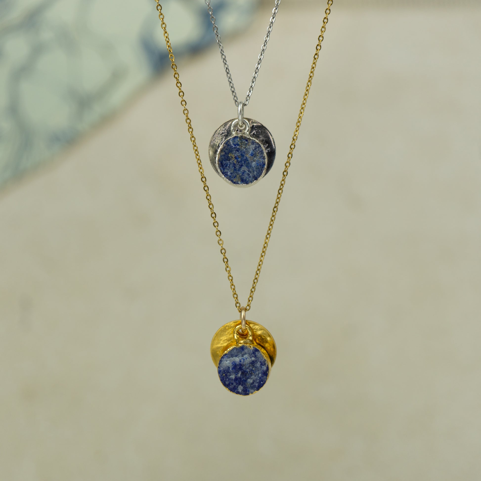 Lapis Lazuli Pendant / Lapis Lazuli Necklace / Lapis Lazuli Jewelry /  Polished Lapis Lazuli Necklace / Pyrite Jewelry / Ancient Wisdom - Etsy UK