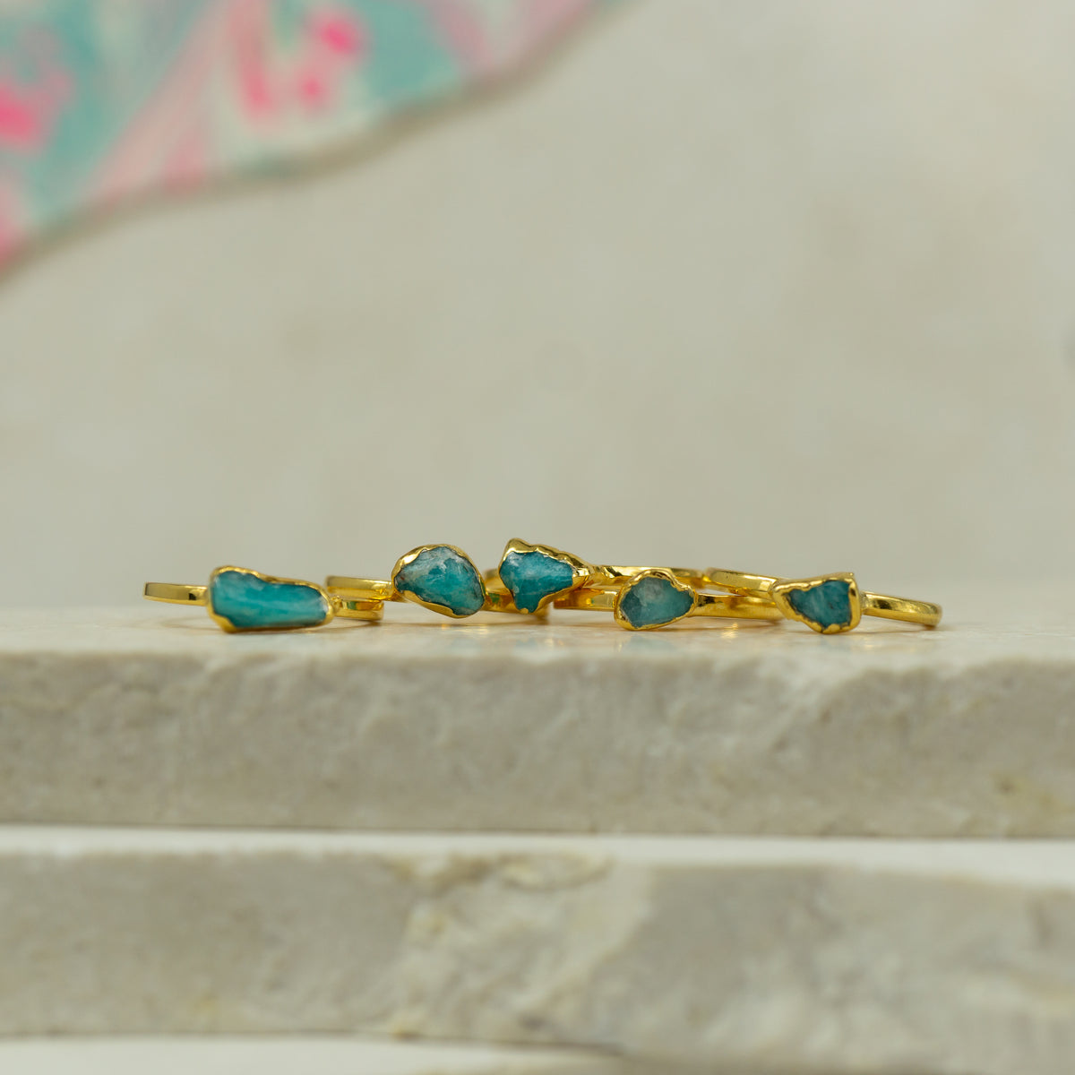 Amazonite Stacking Ring