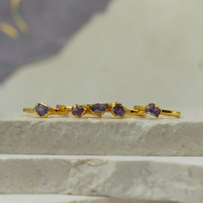 Amethyst Stacking Ring
