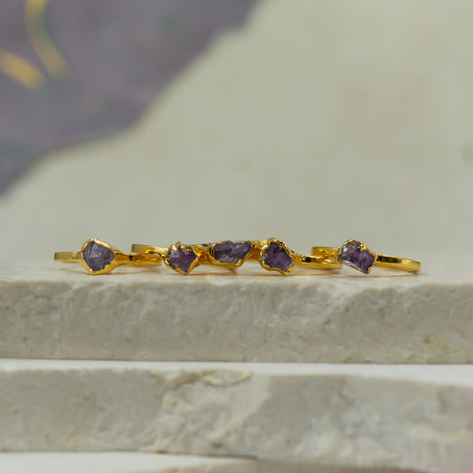 Amethyst Stacking Ring