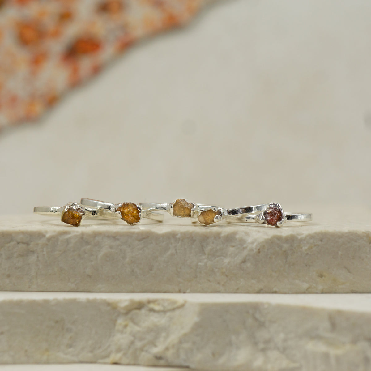 Citrine Stacking Ring